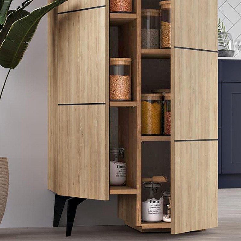 Ντουλάπι κουζίνας/μπάνιου - Παπουτσοθήκη χρώμα oak 6