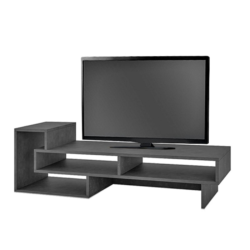 Έπιπλο τηλεόρασης χρώμα γκρι ρετρό 4