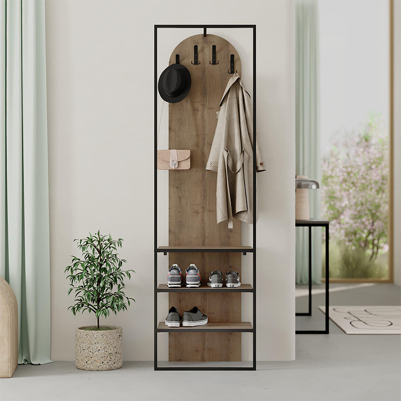 Έπιπλο εισόδου χρώμα ανοιχτό καρυδί 2