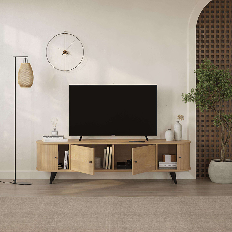 Έπιπλο τηλεόρασης χρώμα oak 4