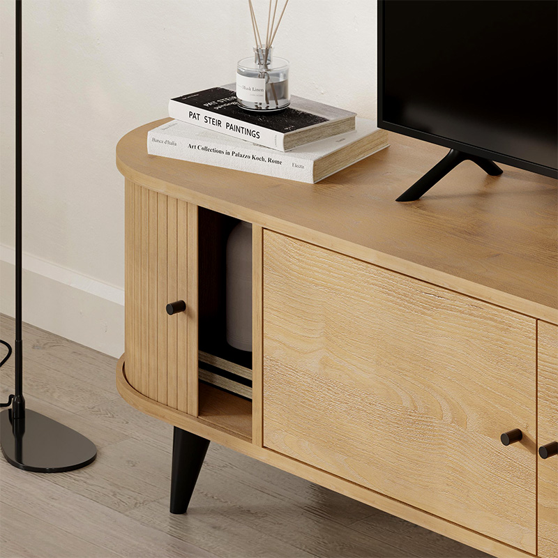 Έπιπλο τηλεόρασης χρώμα oak 6