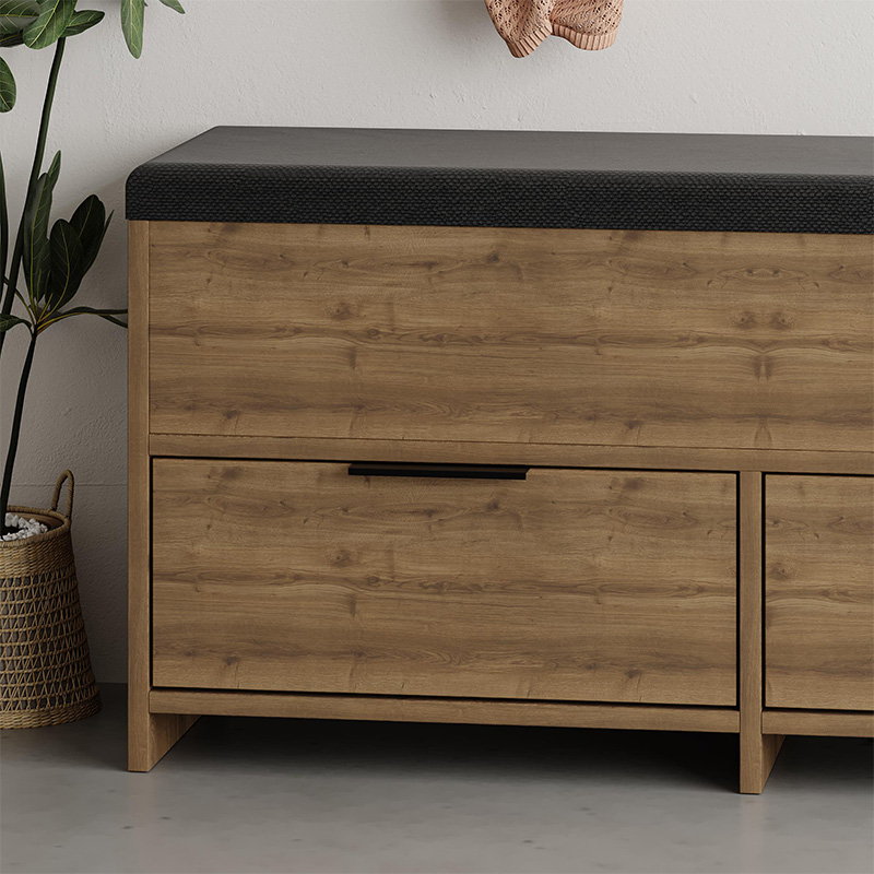 Παπουτσοθήκη χρώμα ανοιχτό καρυδί 4