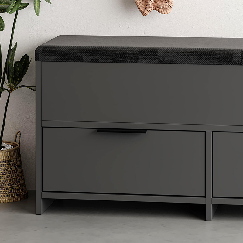 Παπουτσοθήκη χρώμα ανθρακί 4