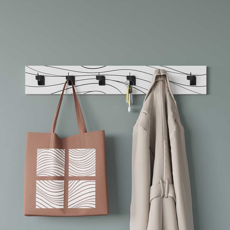 Κρεμάστρα τοίχου χρώμα λευκό