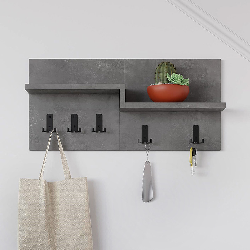 Κρεμάστρα τοίχου χρώμα γκρι ρετρό