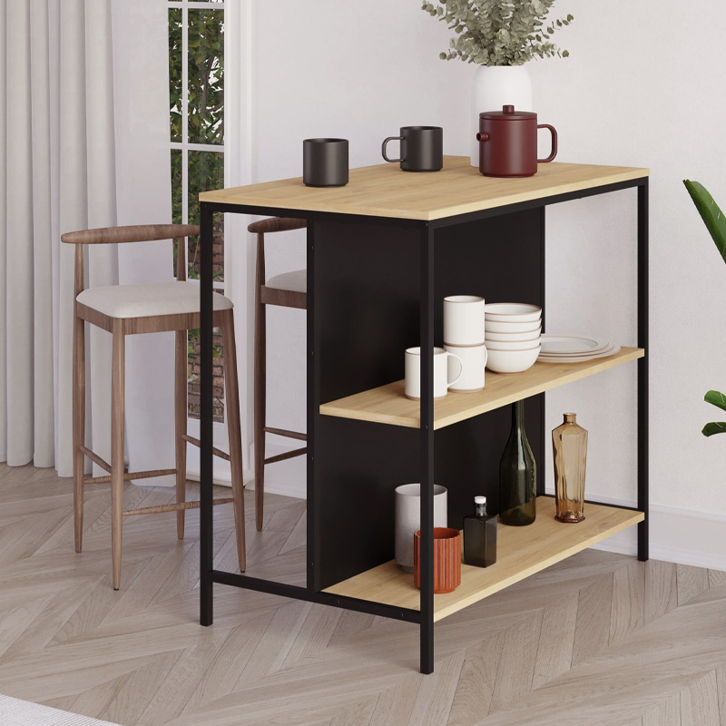 Τραπέζι μπαρ χρώμα oak 3