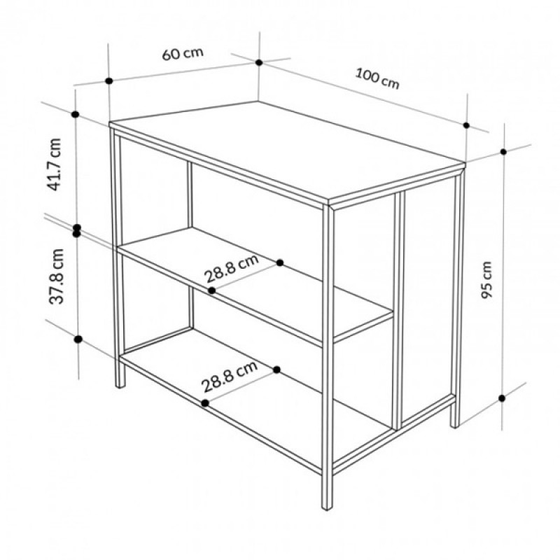 Τραπέζι μπαρ χρώμα oak 6