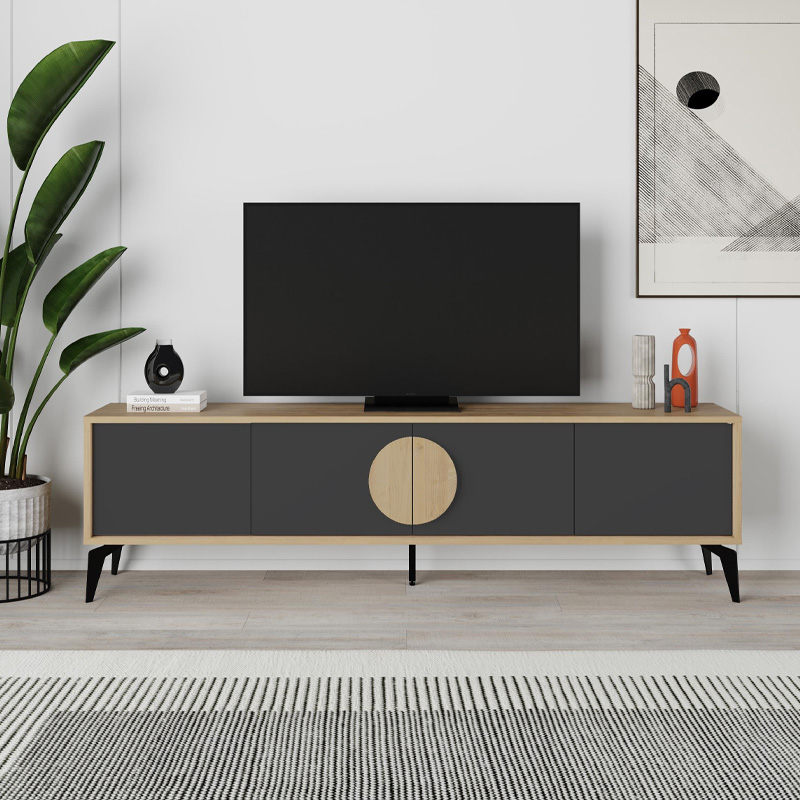 Έπιπλο τηλεόρασης χρώμα oak 3