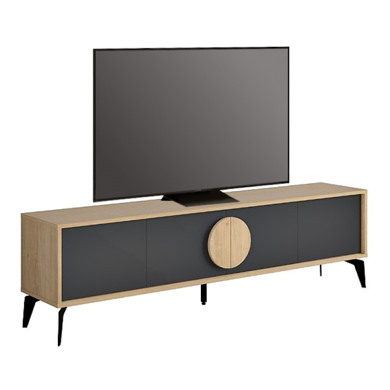 Έπιπλο τηλεόρασης χρώμα oak 5