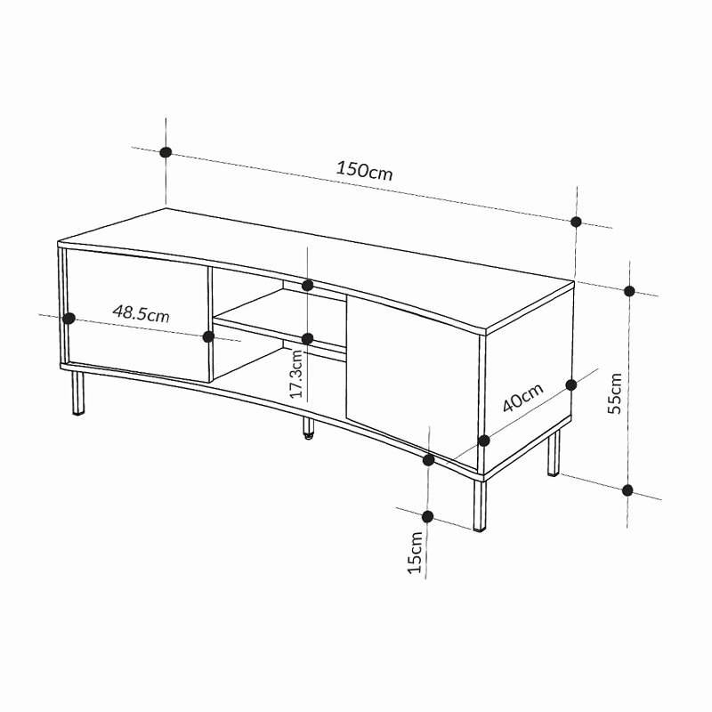 Έπιπλο τηλεόρασης χρώμα 7