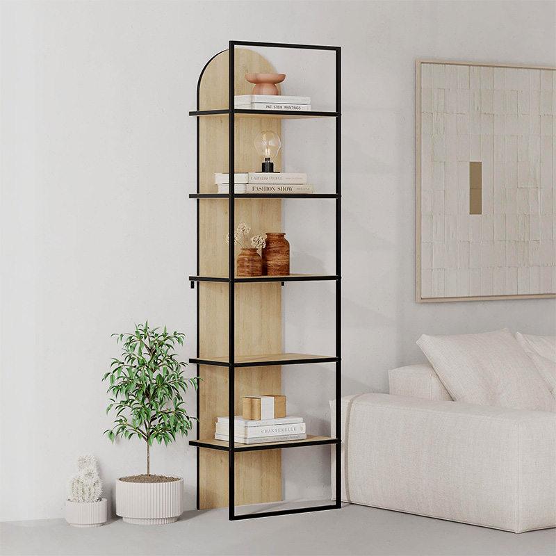 Βιβλιοθήκη χρώμα oak