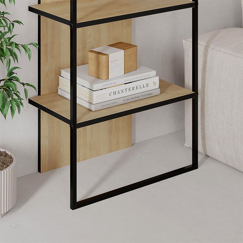 Βιβλιοθήκη χρώμα oak 5