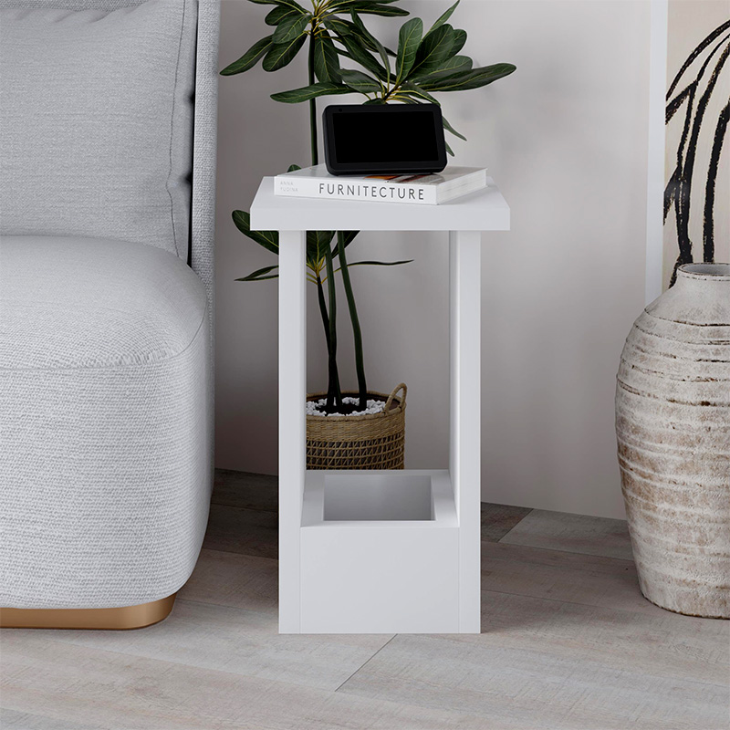 Τραπεζάκι βοηθητικό χρώμα λευκό 2