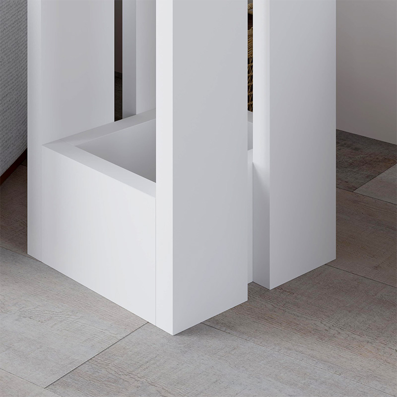 Τραπεζάκι βοηθητικό χρώμα λευκό 3