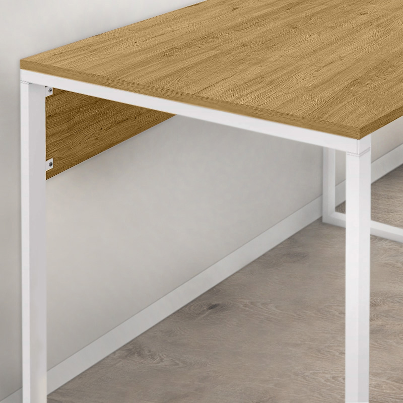 Γραφείο εργασίας χρώμα oak - λευκό 2