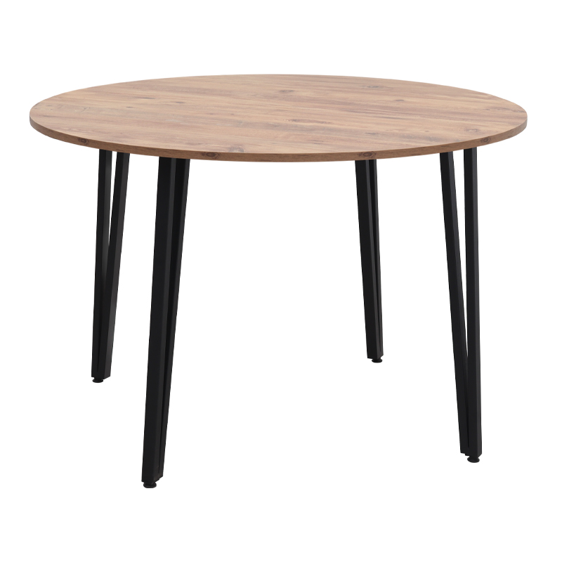 Τραπέζι χρώμα ακακίας Ø110x73,5εκ. 4