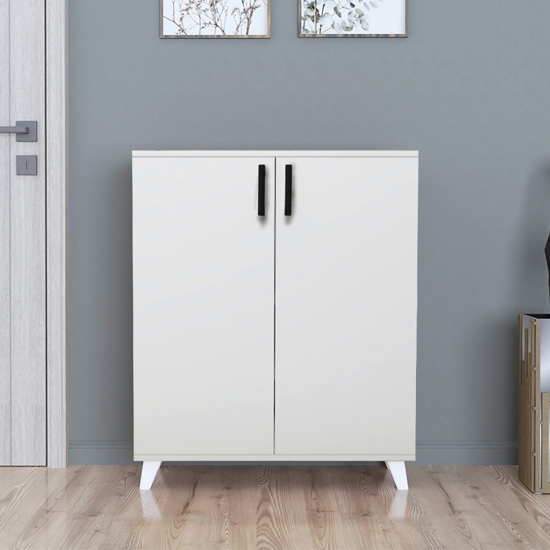 Ντουλάπι κουζίνας/μπάνιου - Παπουτσοθήκη χρώμα λευκό 5