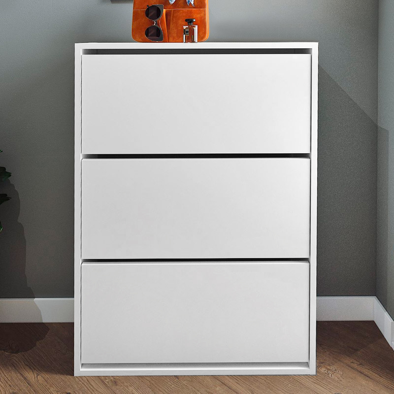 Παπουτσοθήκη 18 ζευγών χρώμα λευκό 5