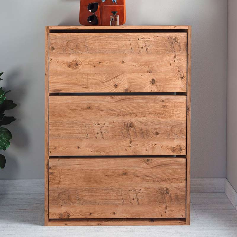 Παπουτσοθήκη 18 ζευγών χρώμα oak 5