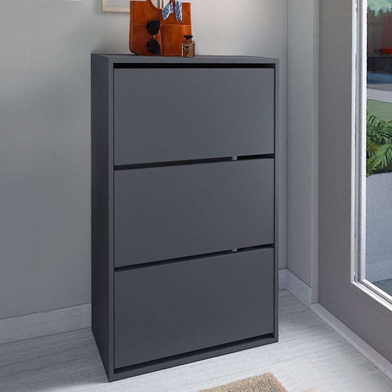 Παπουτσοθήκη 18 ζευγών χρώμα ανθρακί 3