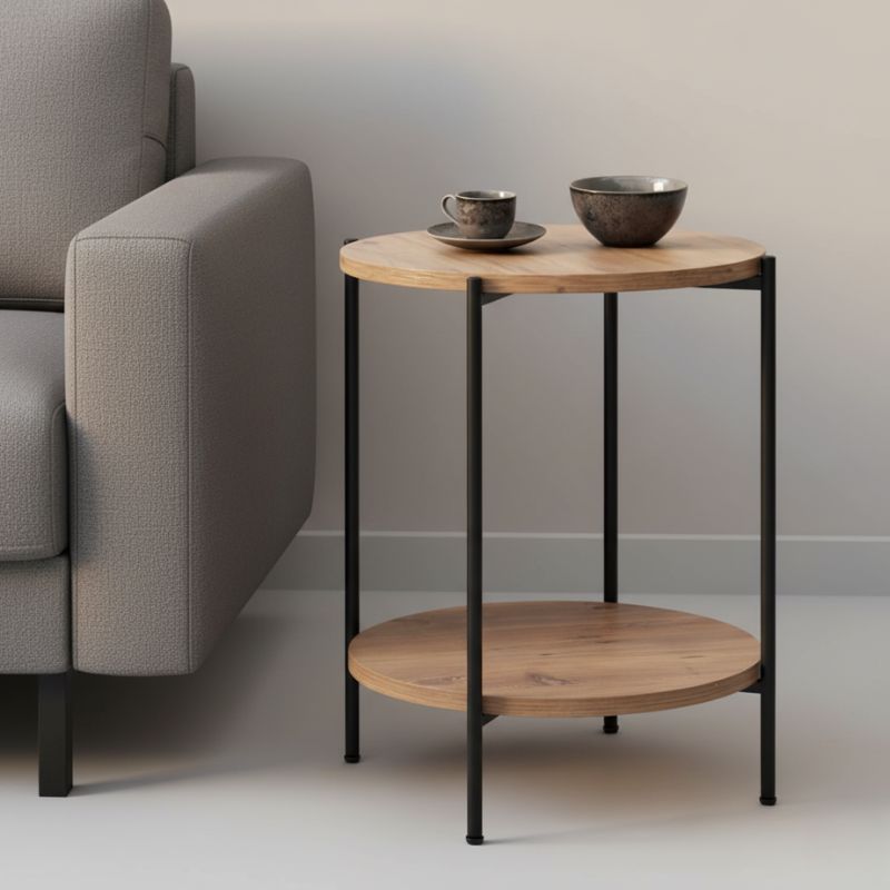 Τραπεζάκι βοηθητικό χρώμα oak 2