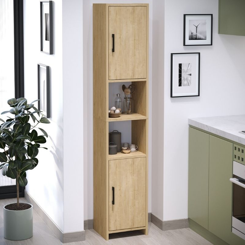 Ντουλάπι κουζίνας - μπάνιου χρώμα oak 3