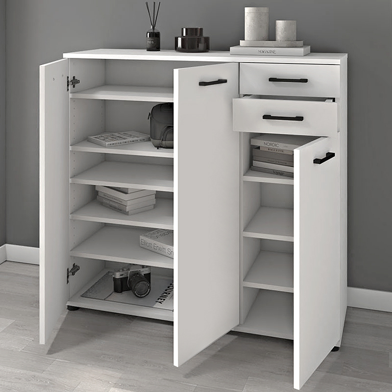 Παπουτσοθήκη - Ντουλάπι χρώμα λευκό 2