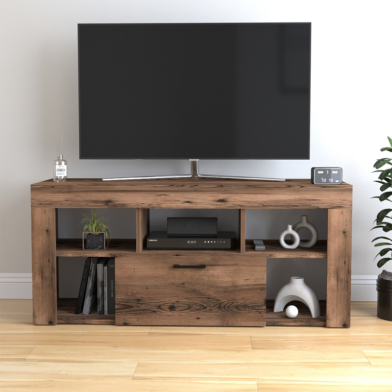 Έπιπλο τηλεόρασης χρώμα καπνιστή καρυδιά 3