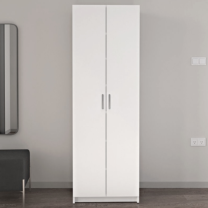 Παπουτσοθήκη δίφυλλη χρώμα λευκό 4