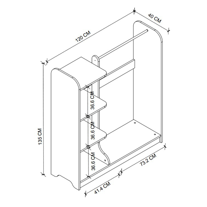 Έπιπλο εισόδου χρώμα λευκό 4