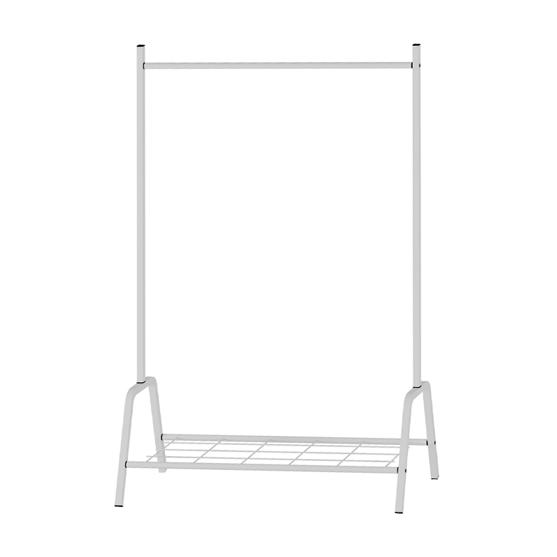 Επιδαπέδια κρεμάστρα μεταλλική χρώμα λευκό 3