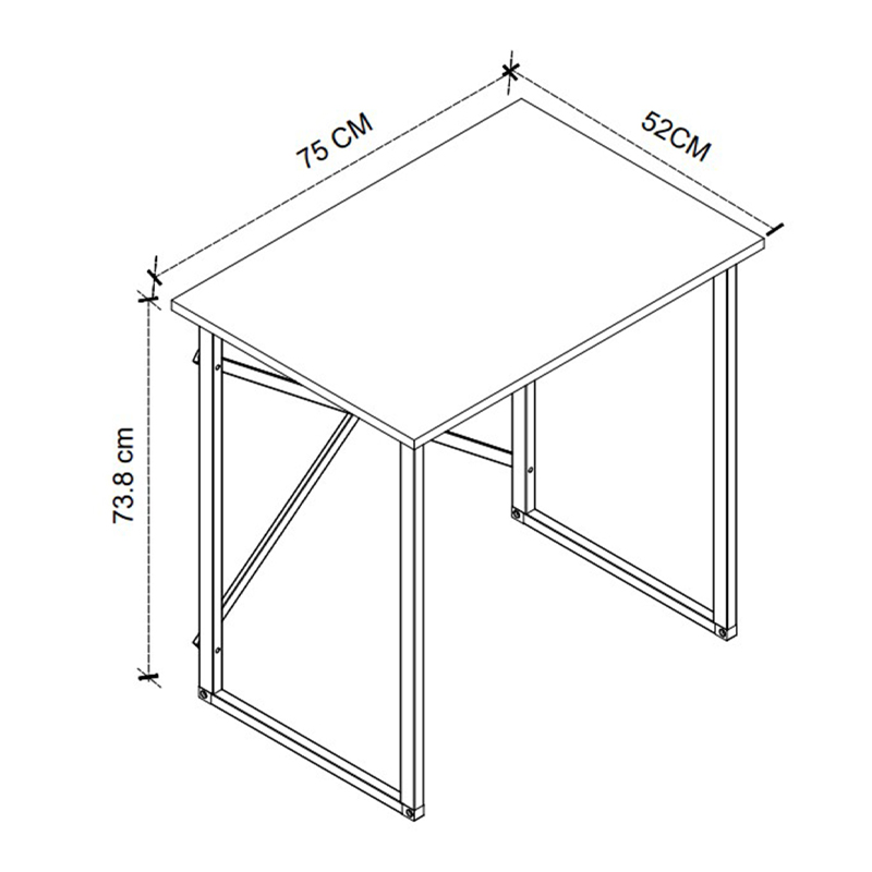 Γραφείο εργασίας χρώμα oak 4