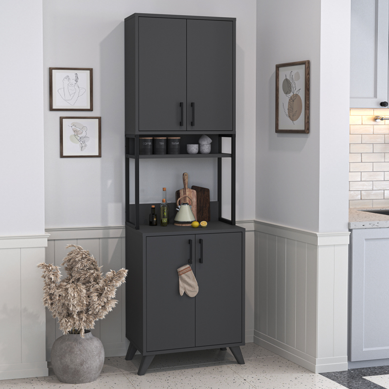 Έπιπλο κουζίνας χρώμα ανθρακί