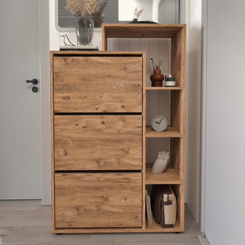 Παπουτσοθήκη χρώμα oak 3