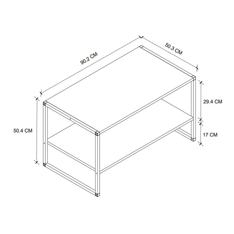 Τραπεζάκι σαλονιού χρώμα rustic καρυδί 6