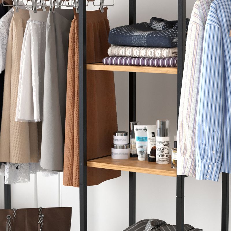 Ντουλάπα ρούχων ανοιχτή - Έπιπλο εισόδου χρώμα oak 5