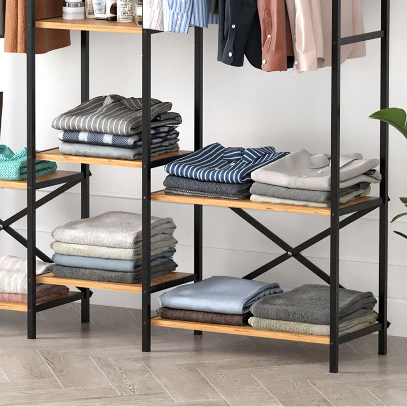 Ντουλάπα ρούχων ανοιχτή - Έπιπλο εισόδου χρώμα oak 6