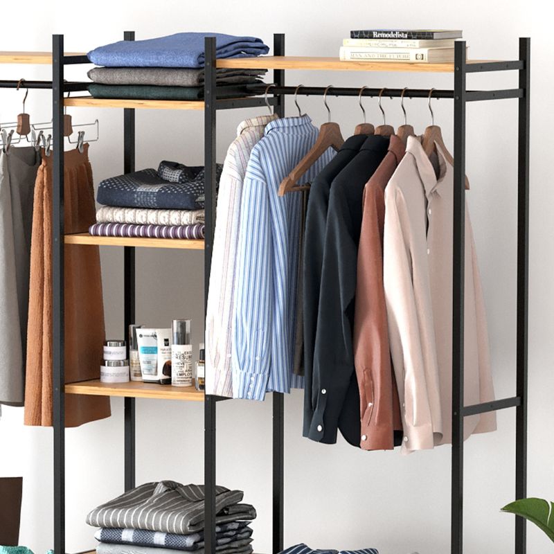 Ντουλάπα ρούχων ανοιχτή - Έπιπλο εισόδου χρώμα oak 7