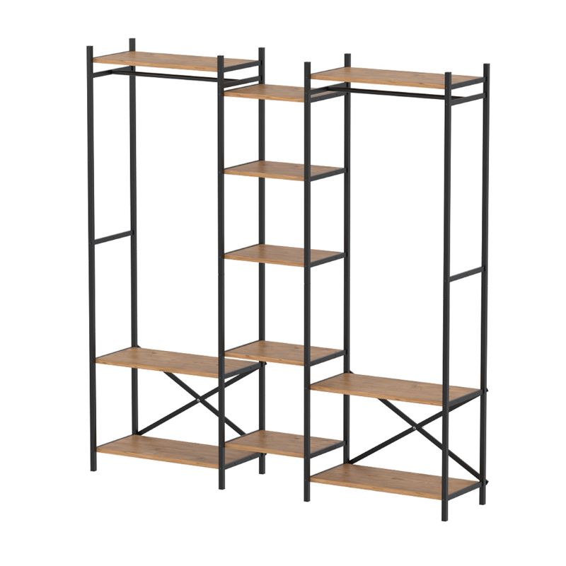 Ντουλάπα ρούχων ανοιχτή - Έπιπλο εισόδου χρώμα oak 8