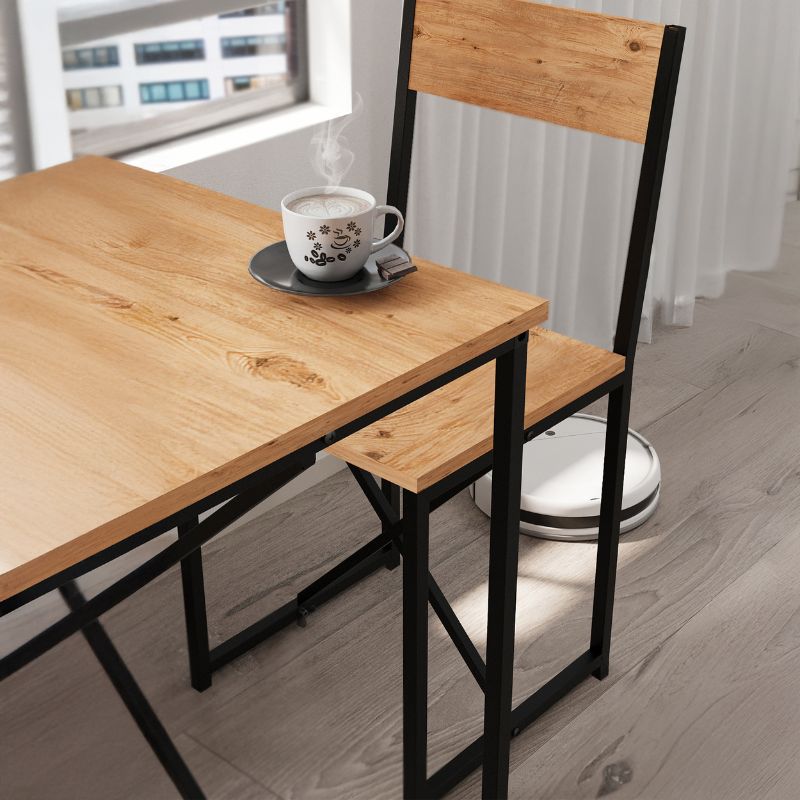 Τραπεζαρία Σετ 3 τμχ χρώμα oak 3