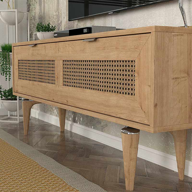 Έπιπλο τηλεόρασης χρώμα oak 5