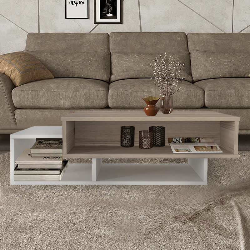 Τραπεζάκι σαλονιού χρώμα λευκό 3