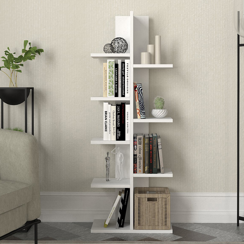 Βιβλιοθήκη χρώμα λευκό 2