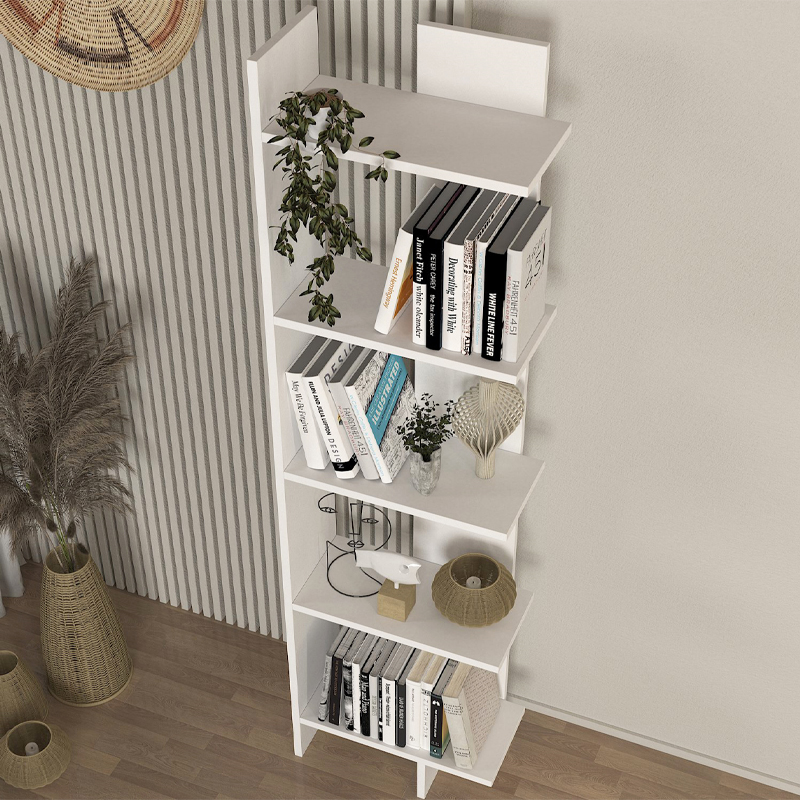 Βιβλιοθήκη χρώμα λευκό 3