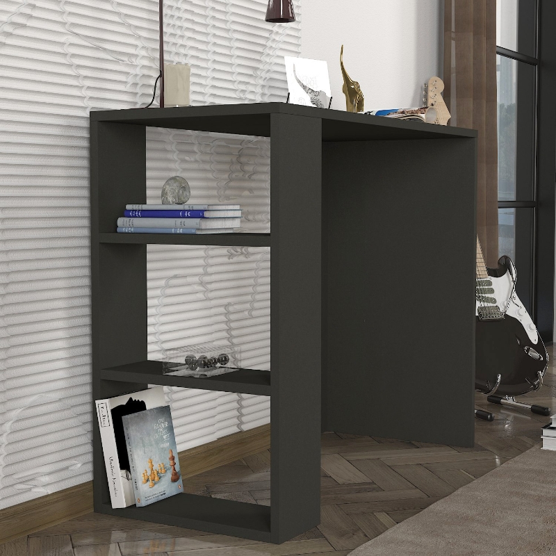 Γραφείο εργασίας χρώμα ανθρακί 3