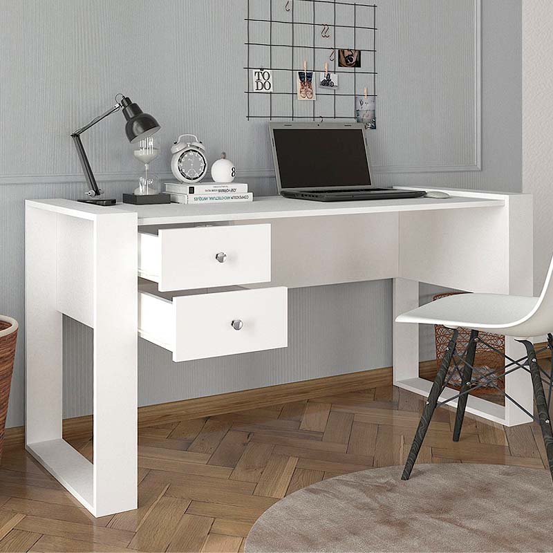 Γραφείο εργασίας χρώμα λευκό 2