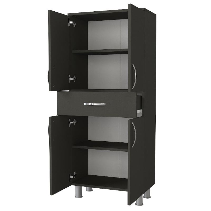 Ντουλάπι κουζίνας - μπάνιου χρώμα ανθρακί 4