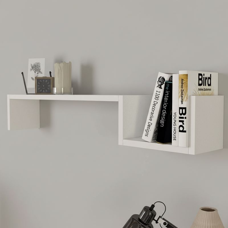 Ραφιέρα τοίχου χρώμα λευκό 3