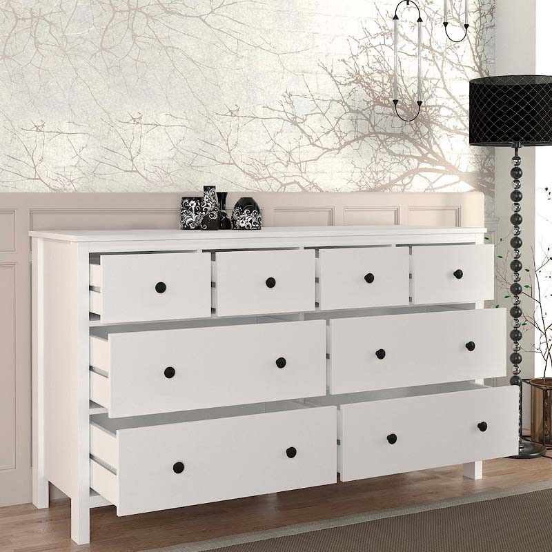 Συρταριέρα - Μπουφές χρώμα λευκό 2