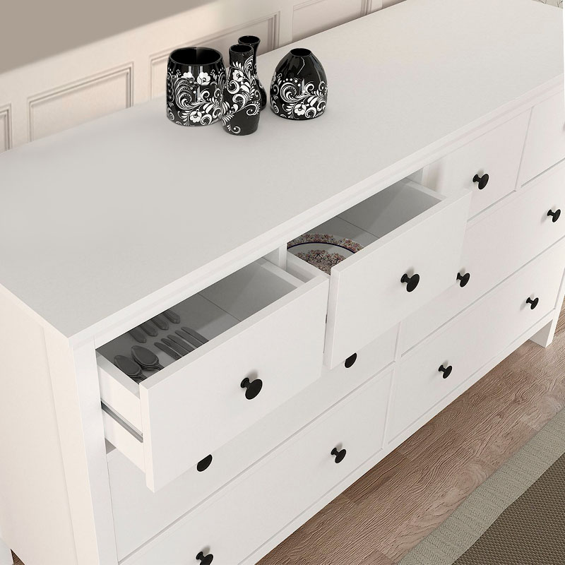 Συρταριέρα - Μπουφές χρώμα λευκό 4